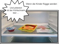 Und plötzlich ist der Kühlschrank leer